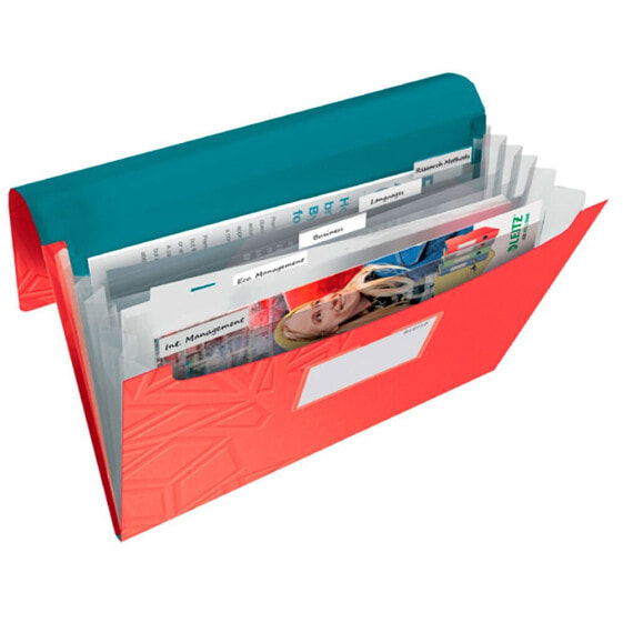 LEITZ Urban Chic PP A4 6 Separators Accordion Folder