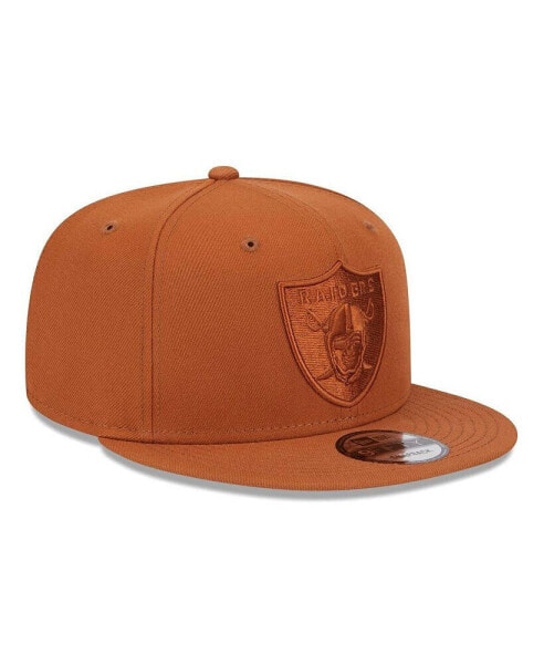 Men's Brown Las Vegas Raiders Color Pack 9fifty Snapback Hat
