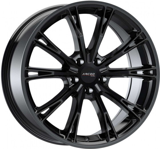 Колесный диск литой Arceo Wheels ASW01 black 8.5x19 ET45 - LK5/112 ML66.45