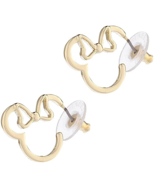 Women's Minnie Mouse Outline Earrings