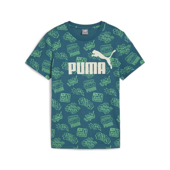 PUMA Ess+ Mid 90S Aop short sleeve T-shirt