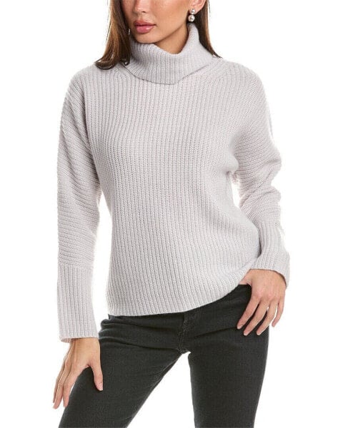 Forte Cashmere Luxe Cozy Turtleneck Wool & Cashmere-Blend Sweater Women's