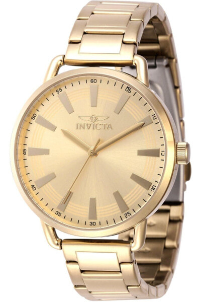 Invicta Lady's Wildflower 38mm Stainless Steel Quartz Watch Gold (Model: 46332)