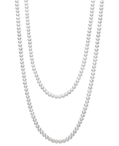 Belle de Mer 54 inch Cultured Freshwater Pearl Strand Necklace (7-8mm)