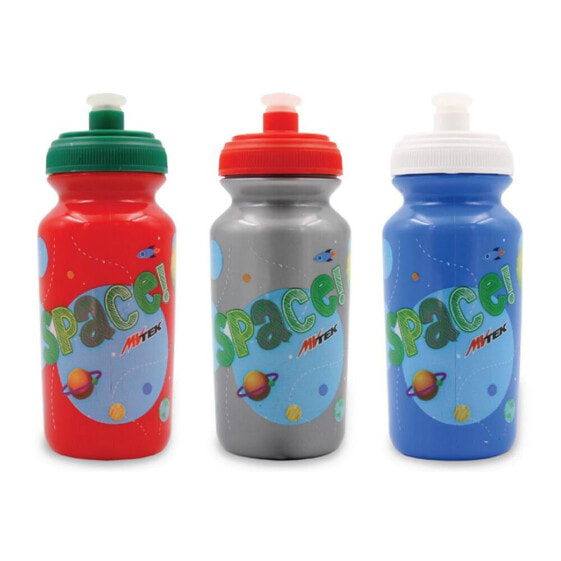 Бутылка для воды детская MVTEK Space 380 мл разноцветная (ОЕМ 3 штуки)