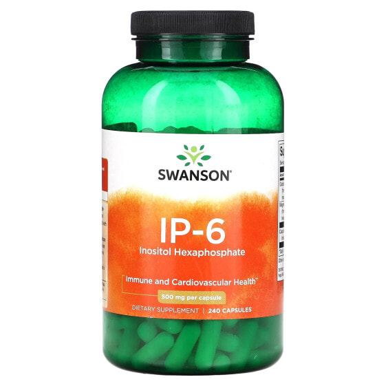 Витамины и БАДы Swanson IP-6, 500 мг, 240 капсул