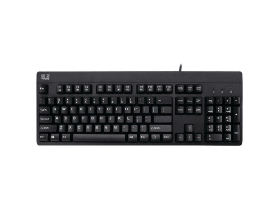 Adesso Ip67 Rated Waterproof, Antimicrobial Multimedia Usb Keyboard With 2X Pri