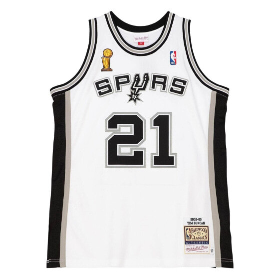 MITCHELL & NESS NBA HOME FINALS JERSEY SAN ANTONIO SPURS 2002 TIM DUNCAN