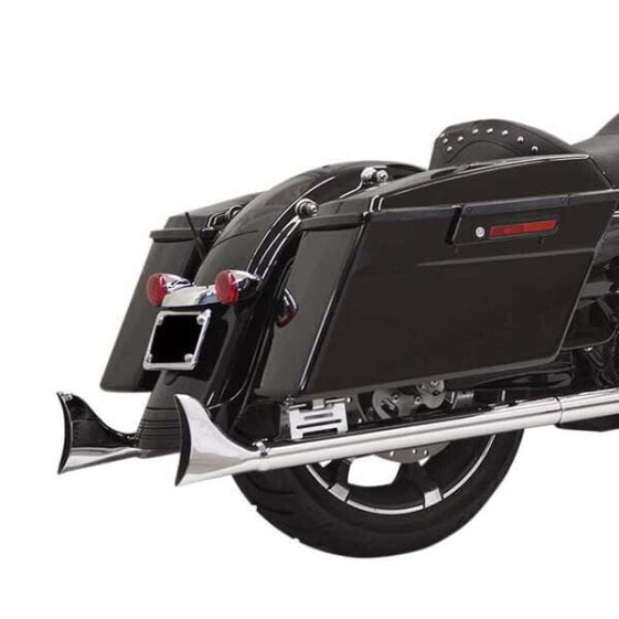 BASSANI XHAUST Slip On 33´´ True Dual Harley Davidson Fishtail Ref:1F27E33 slip on muffler