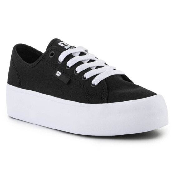 Кроссовки DC Manual Platform Shoes W ADJS300280-BKW черного цвета