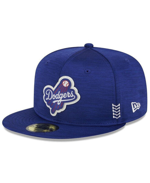 Бейсболка с козырьком для мужчин New Era Los Angeles Dodgers 2024 Clubhouse 59FIFTY