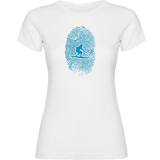 KRUSKIS Surfer Fingerprint short sleeve T-shirt