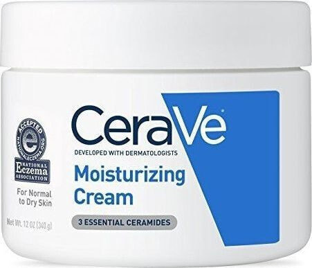 CeraVe Moisturizing Cream Увлажняющий крем с керамидами для сухой и чувствительной кожи лица и тела 340 мл