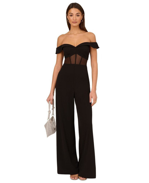 Women's Corset Off-The-Shoulder Jumpsuit