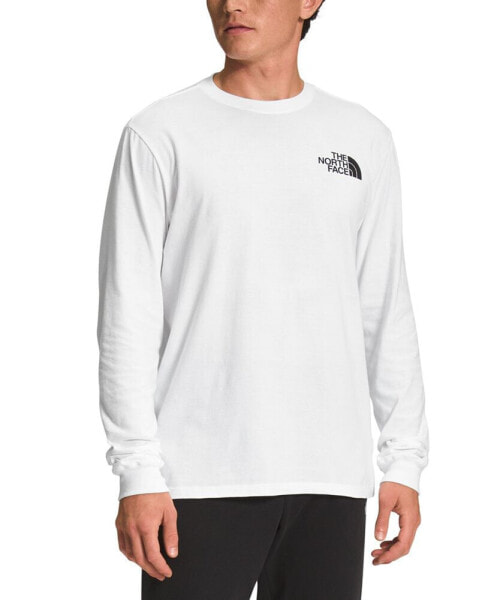 Men's Box NSE Standard-Fit Logo Graphic Long-Sleeve T-Shirt
