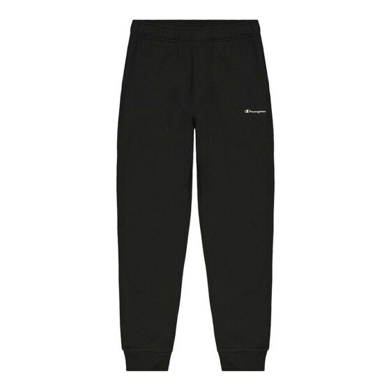 Длинные спортивные штаны Champion Rib Cuff Logo Чёрный Мужской