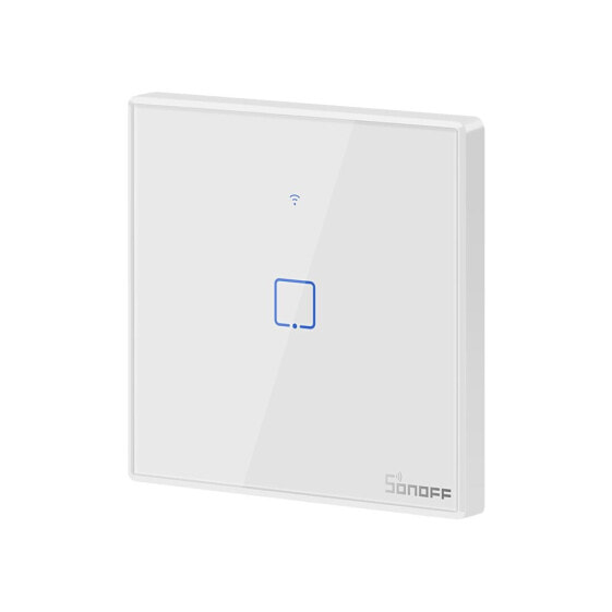 Электрический выключатель Sonoff T2EU1C-TX WiFi сенсорный белый