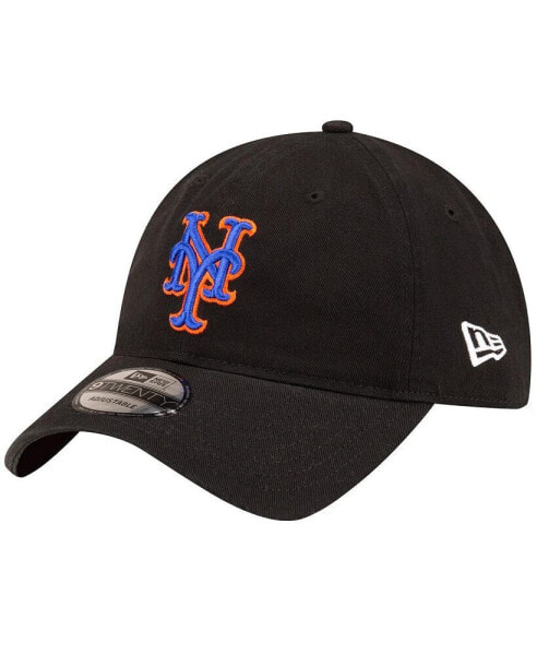 Men's Black New York Mets Alternate Replica Core Classic 9TWENTY Adjustable Hat