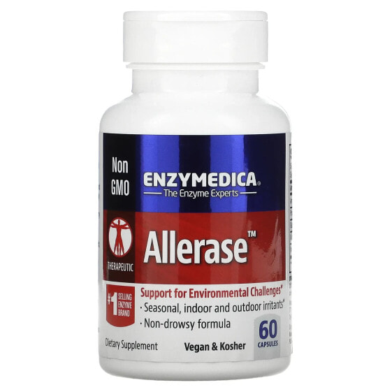 БАД Enzymedica Allerase, 60 капсул