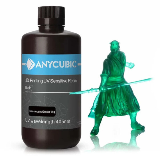 Resin for 3D printer - Anycubic 3D Printing UV Sensitive Resin Basic 1L - Translucent Green