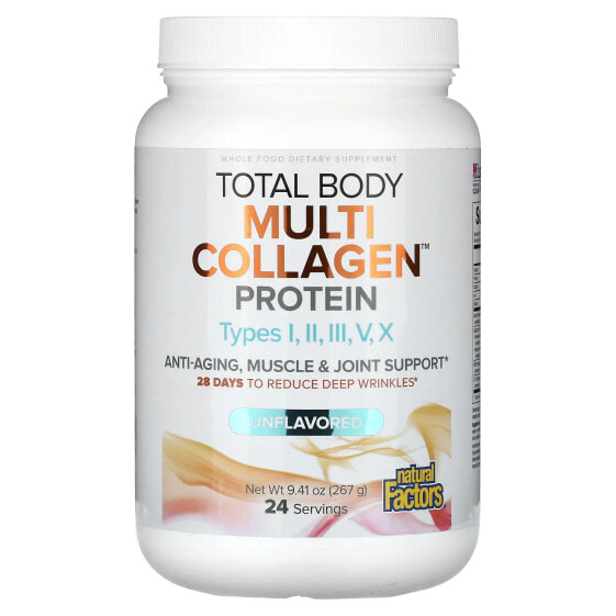 Total Body, Multi Collagen Protein, Unflavored, 9.41 oz (267 g)