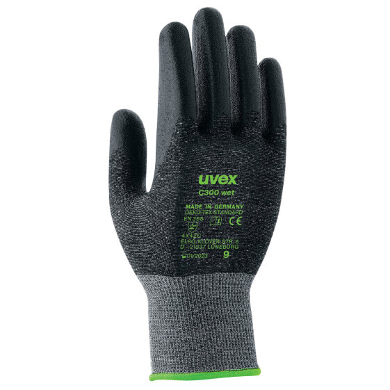 UVEX Arbeitsschutz C300 wet - Black - Grey - EUE - Adult - Adult - Unisex - 1 pc(s)