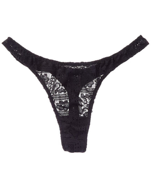 Белье Only Hearts Lisbon Lace Thong Black
