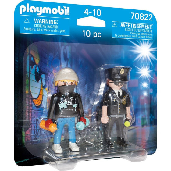 Игровой набор Playmobil Duo Pack Pack And Vandal City Action (Городская жизнь)