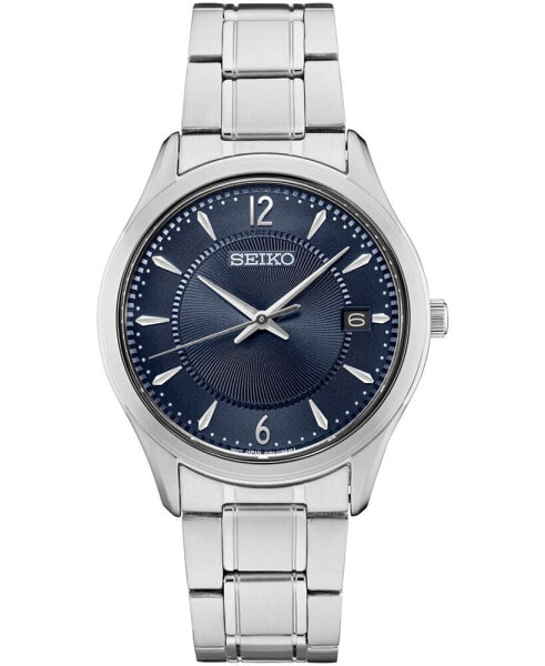 Часы и аксессуары Seiko Essential наручные 39 мм из нержавеющей стали