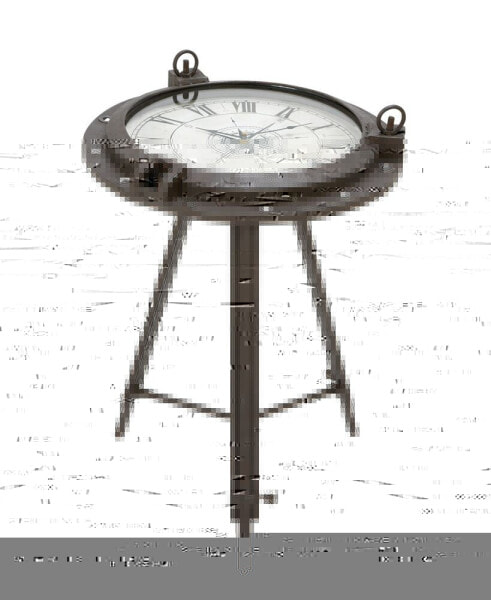 Metal Industrial Accent Table