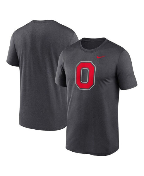 Men's Anthracite Ohio State Buckeyes Primetime Legend Alternate Logo T-Shirt