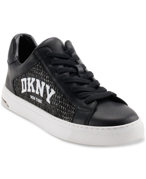 Women's Abeni Arch Raffia Logo Low-Top Sneakers