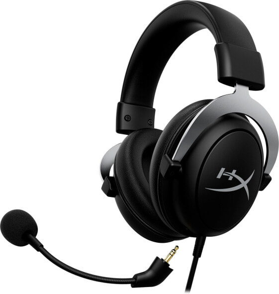 Kingston HyperX CloudX - Headset - Head-band - Gaming - Aluminium - Black - Binaural - In-line control unit