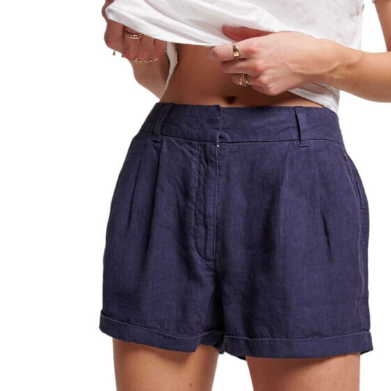 SUPERDRY Studios Overdyed Linen shorts