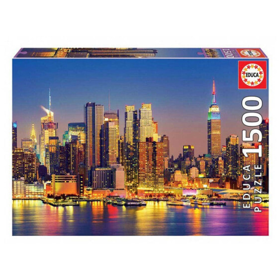 EDUCA BORRAS 1500 Pieces Manhattan At Night Puzzle