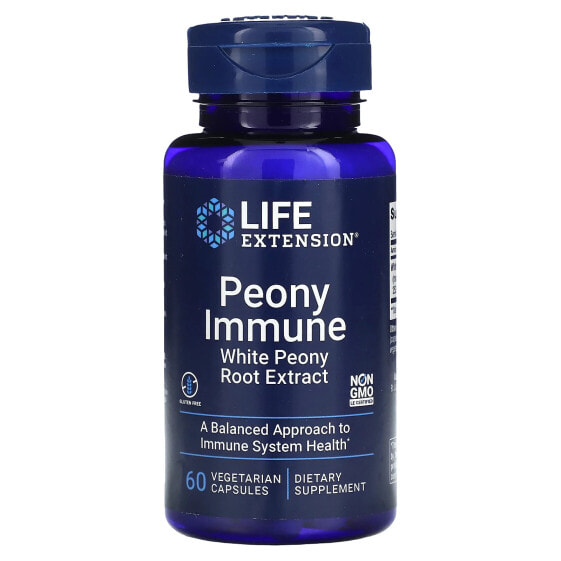 Биодобавка Life Extension Peony Immune, 60 вегетарианских капсул