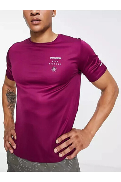 Dri-fit Uv Run Division Miller Running Erkek Koşu Tişört
