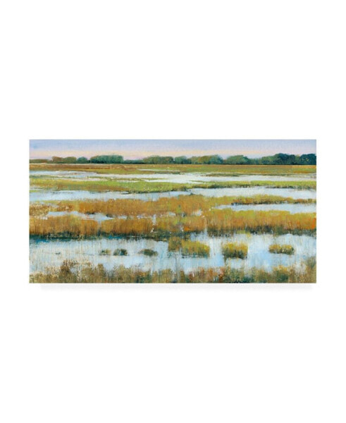 Tim OToole Serene Marshland I Canvas Art - 15.5" x 21"