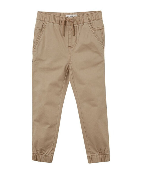 Big Boys Will Cuffed Elastic Waistband Chino Pants