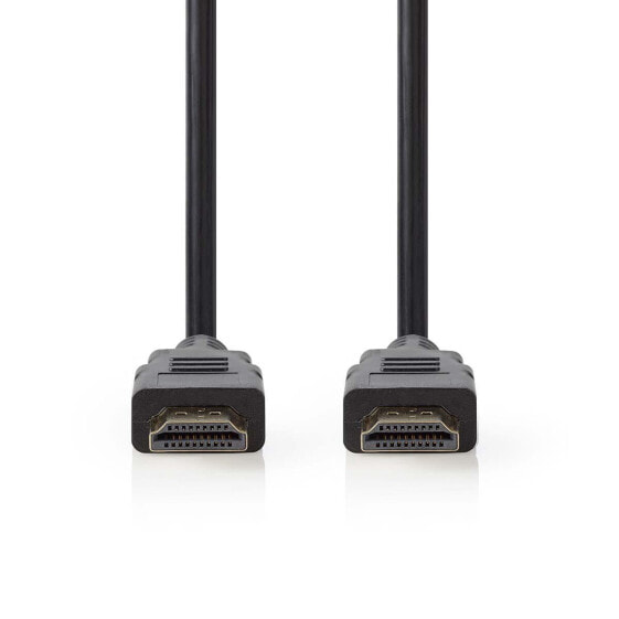 Nedis CVGB35000BK10 - 1 m - HDMI Type A (Standard) - HDMI Type A (Standard) - Audio Return Channel (ARC) - Black