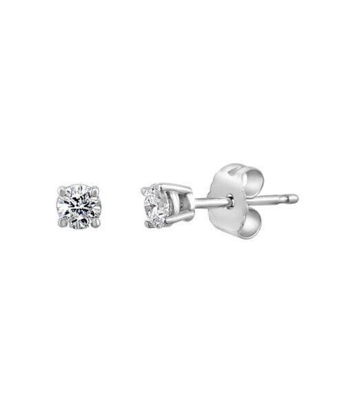 Effy Diamond (1/4 ct. t.w.) Stud Earrings in 14k White Gold