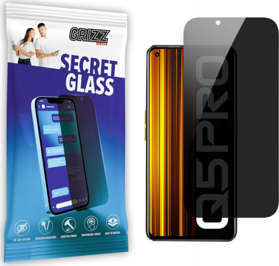 GrizzGlass Szkło prywatyzujące GrizzGlass SecretGlass Realme Q5 Pro