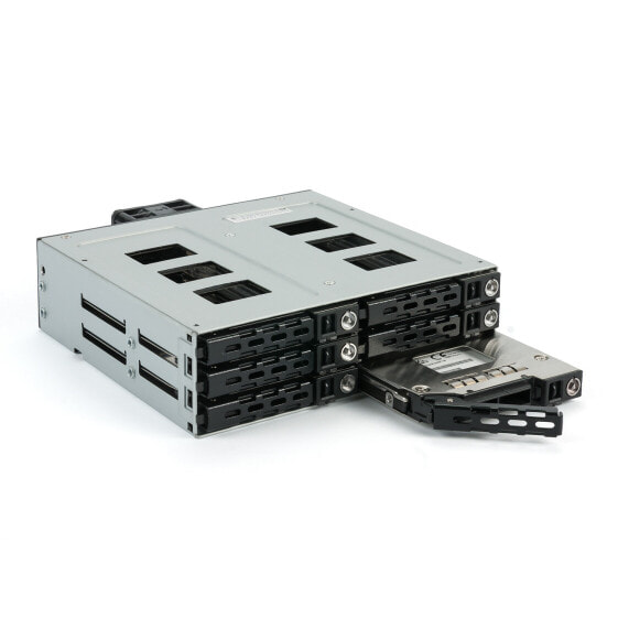 FANTEC MR-SA1262-12G - 13.3 cm (5.25") - Carrier panel - 2.5" - Serial ATA III,Serial Attached SCSI (SAS) - 1 fan(s) - 4 cm