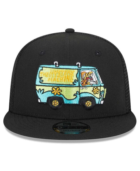 Men's Black Scooby-Doo Mystery Machine Trucker 9FIFTY Snapback Hat