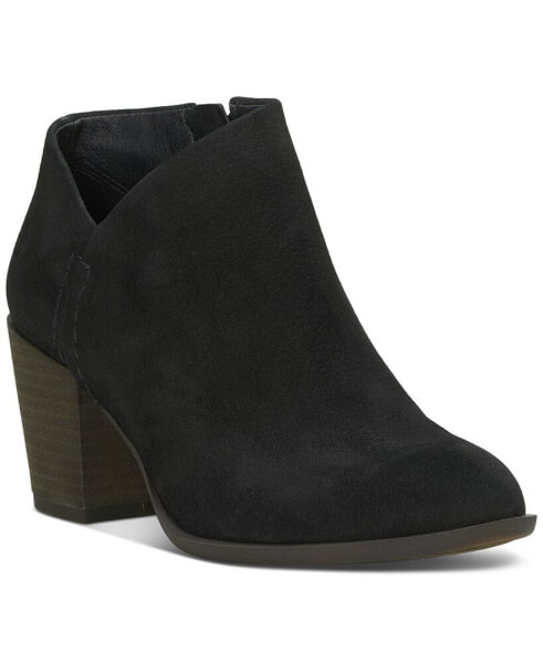 Women's Bellita Asymmetrical Cutout Block-Heel Booties