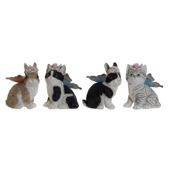 Decorative Figure DKD Home Decor 11 x 13 x 15 cm animals (4 Units)