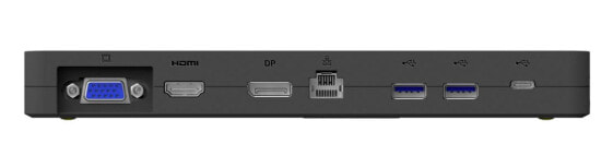 Fujitsu L100 USB Type-C Port Replicator 2 - Wired - USB 3.2 Gen 1 (3.1 Gen 1) Type-C - 10,100,1000 Mbit/s - Black - 219 mm - 75 mm