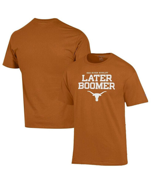 Men's Texas Orange Texas Longhorns Red River Rivalry Slogan T-shirt