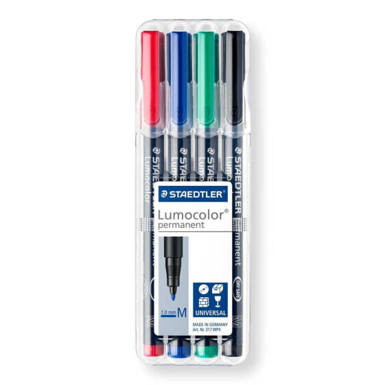 STAEDTLER Lumocolor 317 wp marker pen 4 units