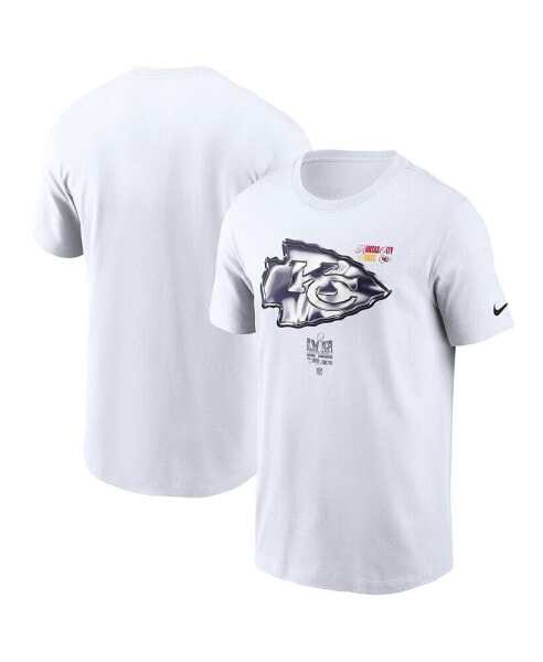 Men's White Kansas City Chiefs Super Bowl LVIII Opening Night T-shirt